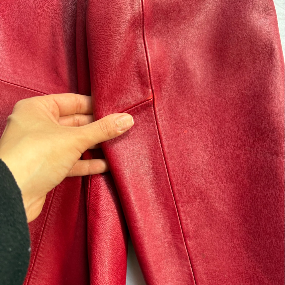 Red Leather Jacket - image 5